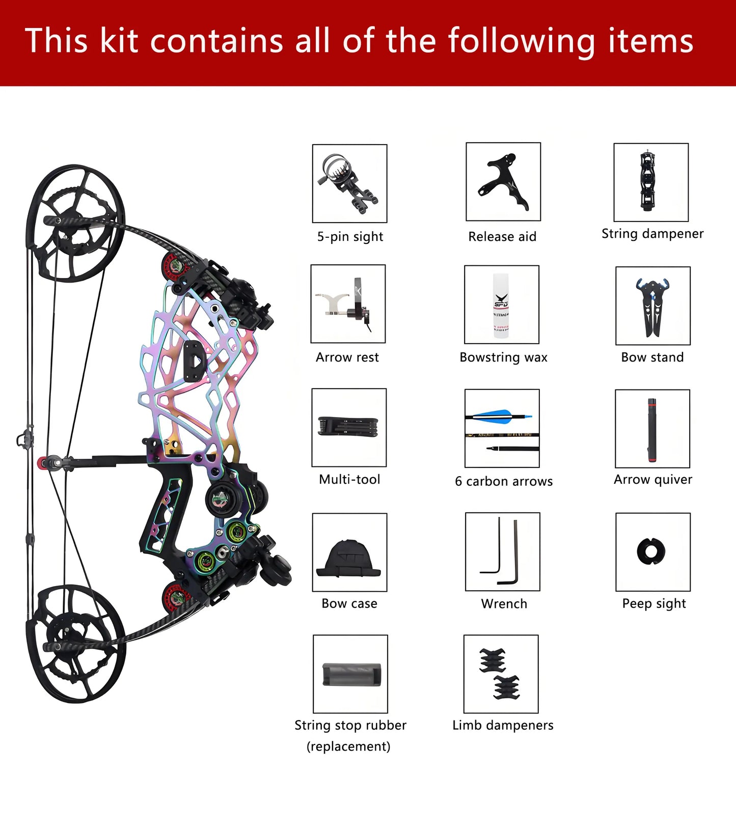 Fire Shadow Dual Compound Bow (40-70 Lbs)