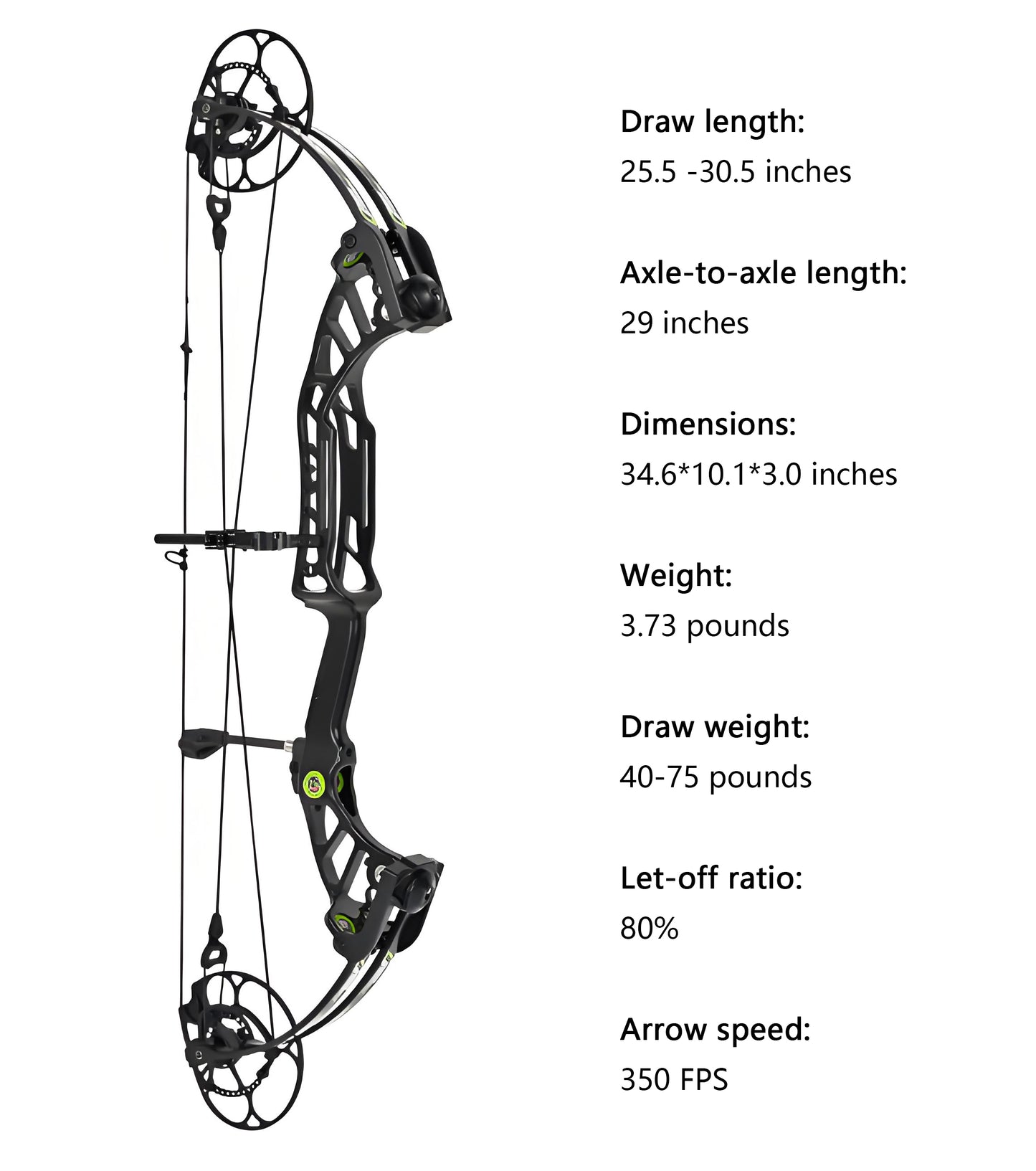 Slim Waist Compound Bow (40-75 Lbs)