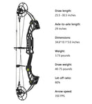 Slim Waist Compound Bow (40-75 Lbs)